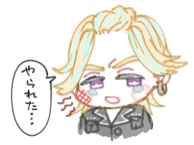 ふぉろわにほっぺを吸われてしまいましたね 