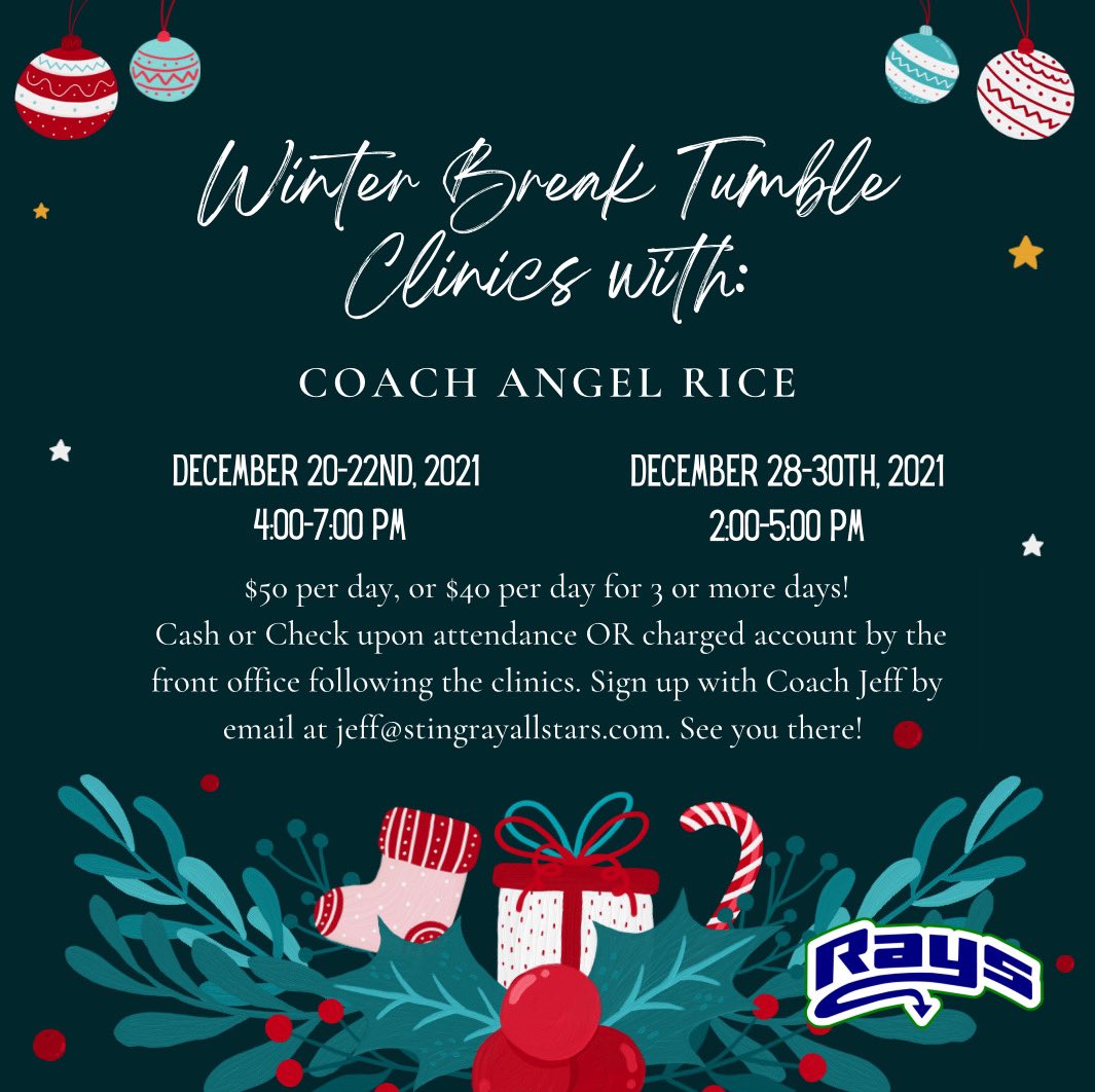Join us for our Holiday Clinics!