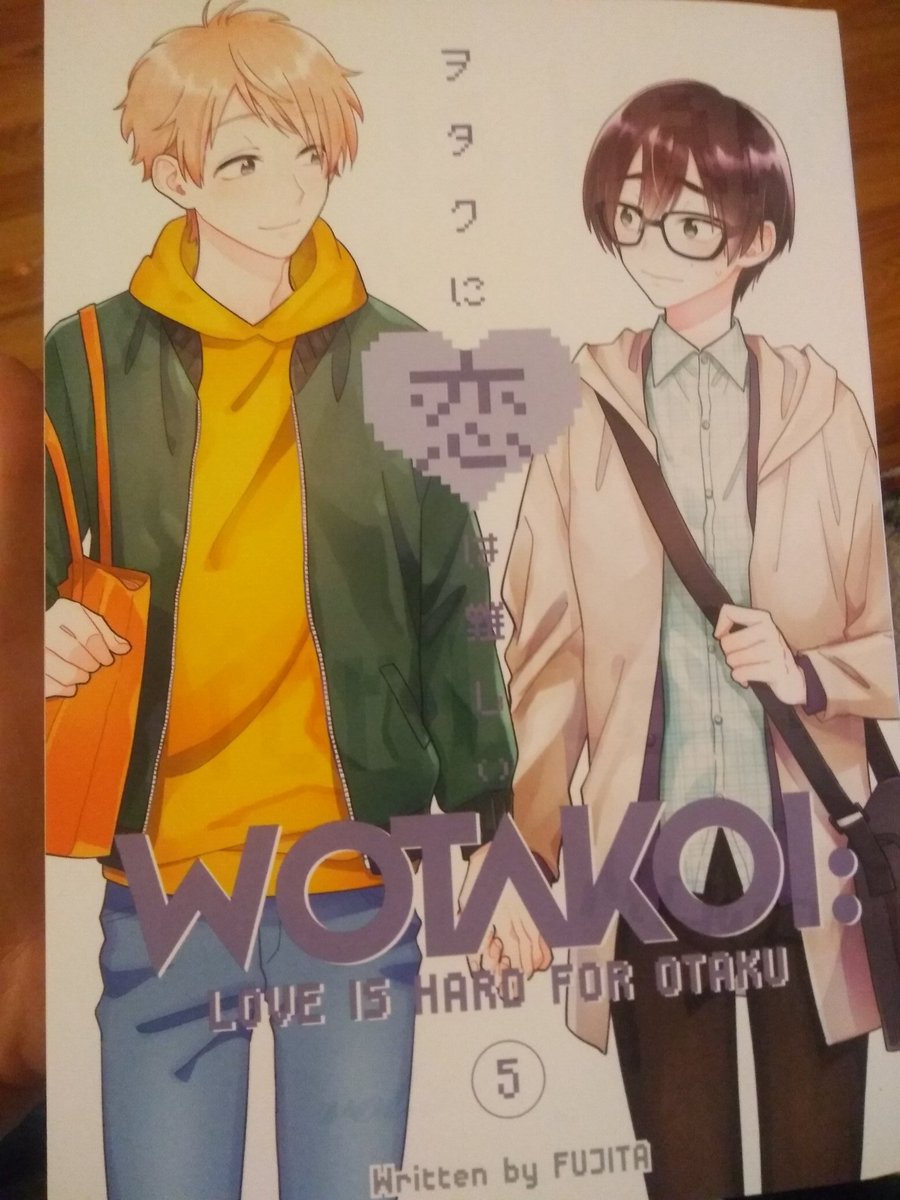 WolfIsabeau's tweet photo. Finally got it! Volume 5 of Love is Hard for Otaku.
#manga #Wotakoi #LoveIsHardForOtaku #otakumom #DecemberRead https://t.co/9BYkclVZ3E