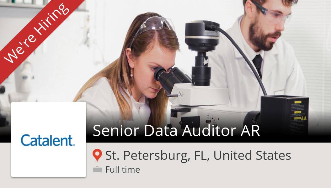 CatalentJobs's tweet photo. Check out this #job: Senior #Data #Auditor AR at #Catalent (#StPetersburg) https://t.co/hP91LBoFyF https://t.co/xCLcVfyHqo