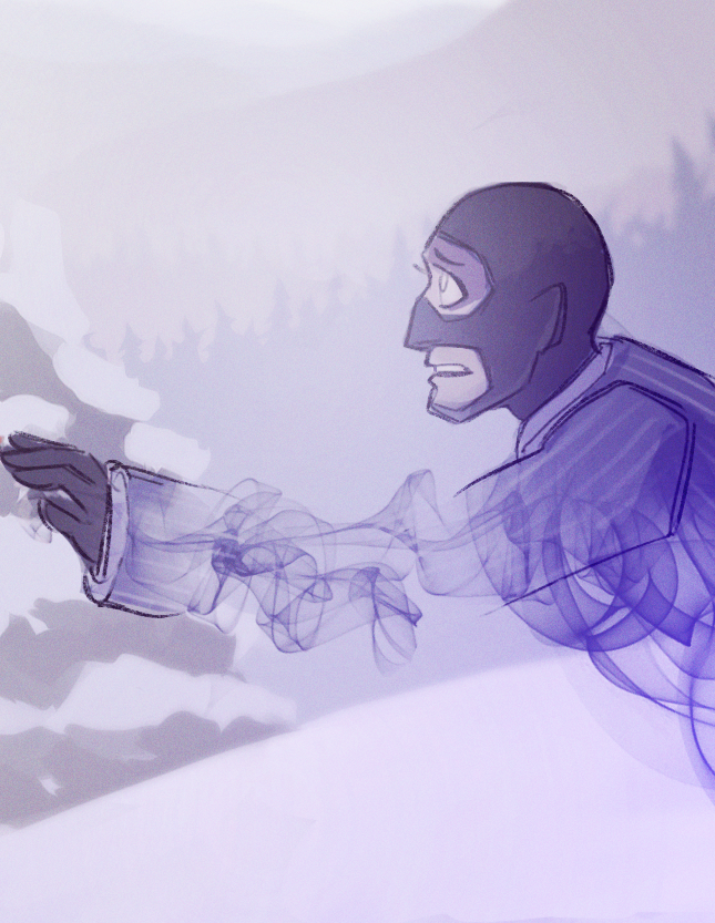 bloo_spy's tweet photo. licherally just drew this as a fcking tumblr ad for my #sniperspy fanfic :V #tf2sniper #tf2spy #tf2fanart #bluspy https://t.co/w830Q1kUu1