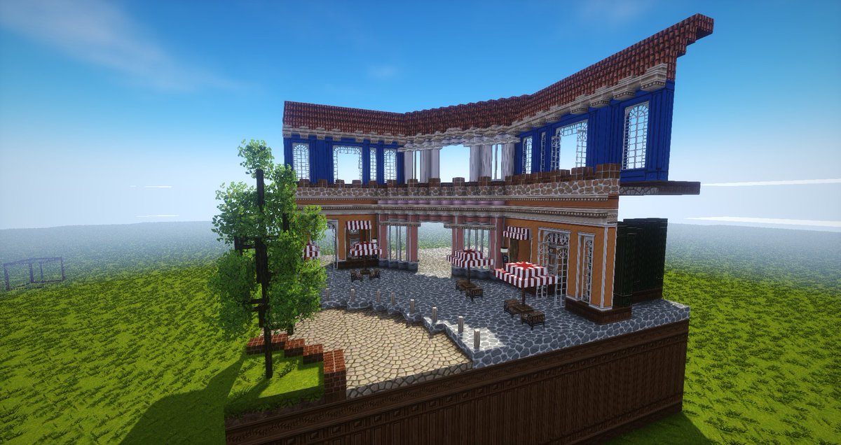 #Minecraft 
#miniaturia 
#minecraft建築コミュ 
通りの商店街的な奴