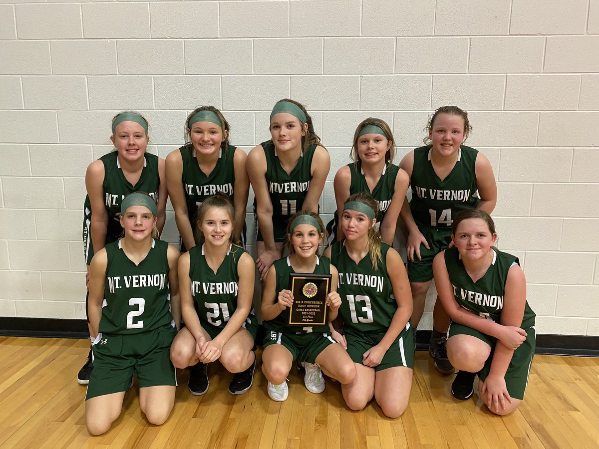 7th grade gets 2nd place in the big 8 East conference tournament.