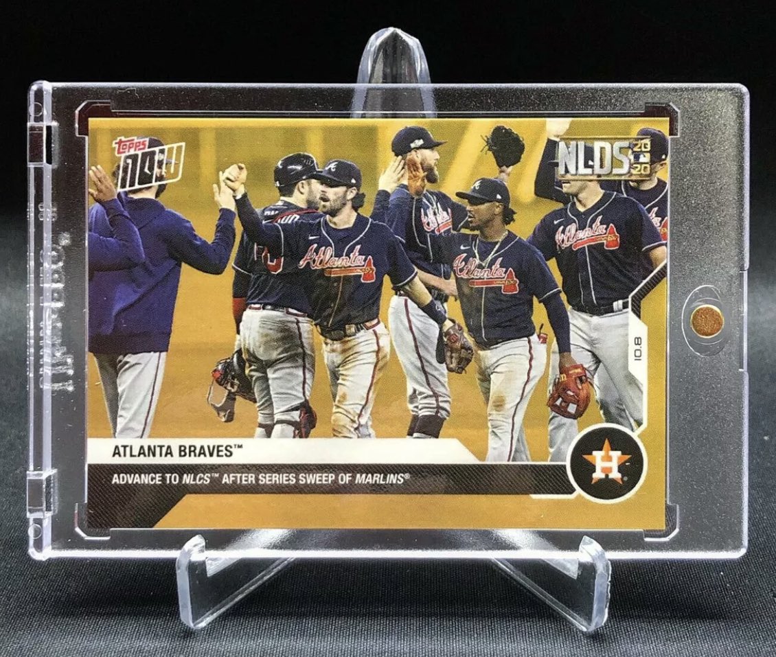 JMur80's tweet photo. @Topps @Topps still waiting to receive the correct Braves bonus card from 2020!… one with the Braves logo and not the Astros.  Make that correction! https://t.co/9nlSt0gdH4