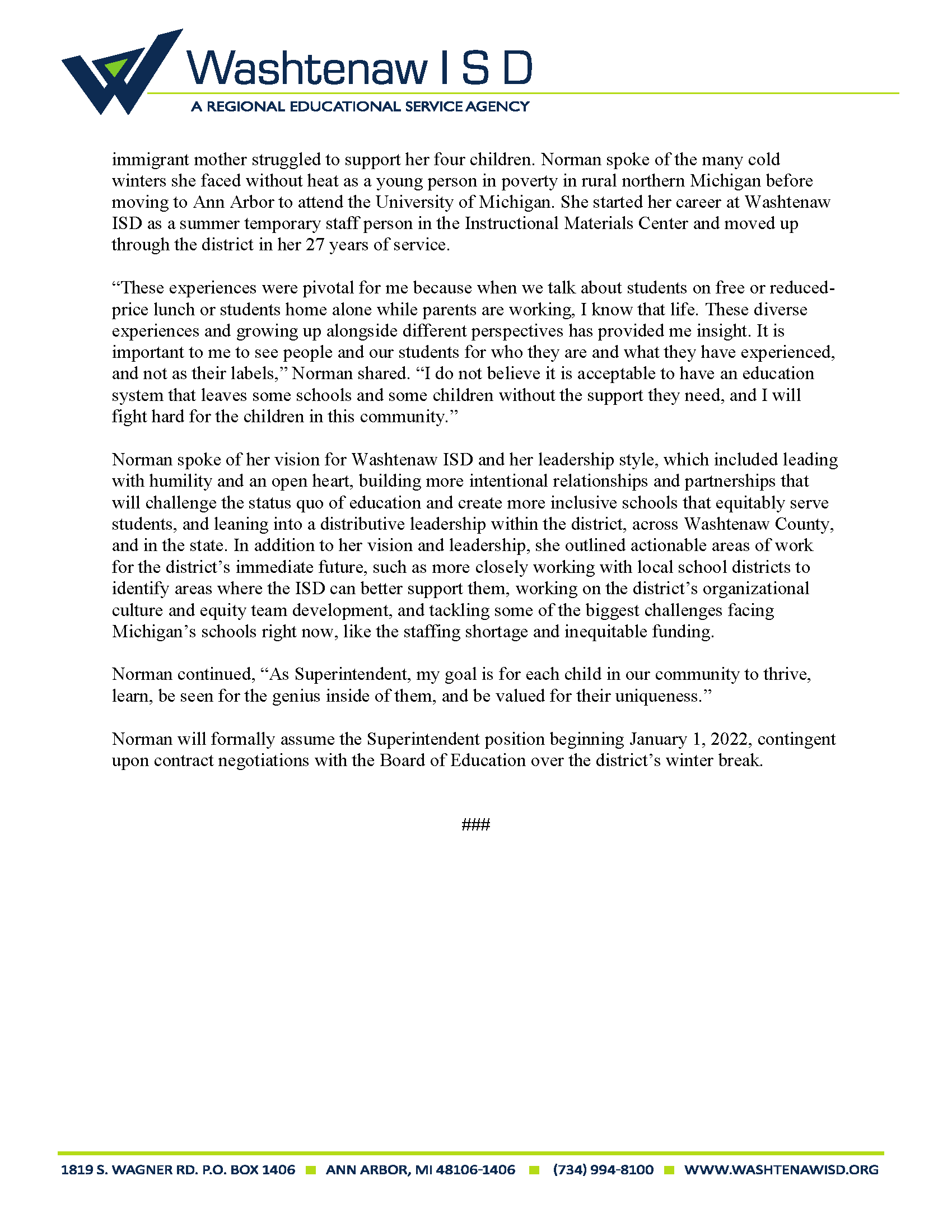 Washtenaw Isd (@Washisd) / Twitter