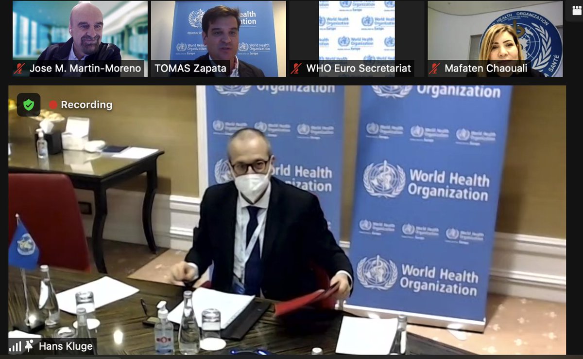 JMMartinMoreno's tweet photo. It is a privilege to participate at the Expert meeting on ‘Rethinking the future of Hospitals in the European Region’ with @hans_kluge @natasha_azzmus the @WHO_Europe team  and wonderful colleagues. Our hope and effort towards the best #futureofhospitals and a healthier future... https://t.co/wL3J61fXio