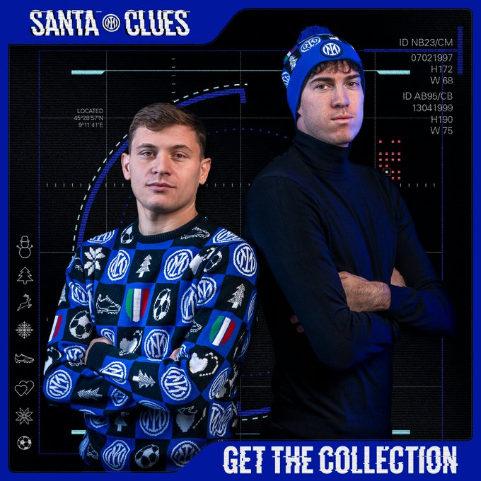 Inter_id's tweet photo. 🎄 | SANTA CLUES
Kalian bagian dari skuat Nerazzurri?
Buktikan dengan memamerkan koleksi #InterXmas!
Dapatkan sekarang 👇
https://t.co/Tkfr07VMH5
#InterSantaClues https://t.co/uVMldSHIpC