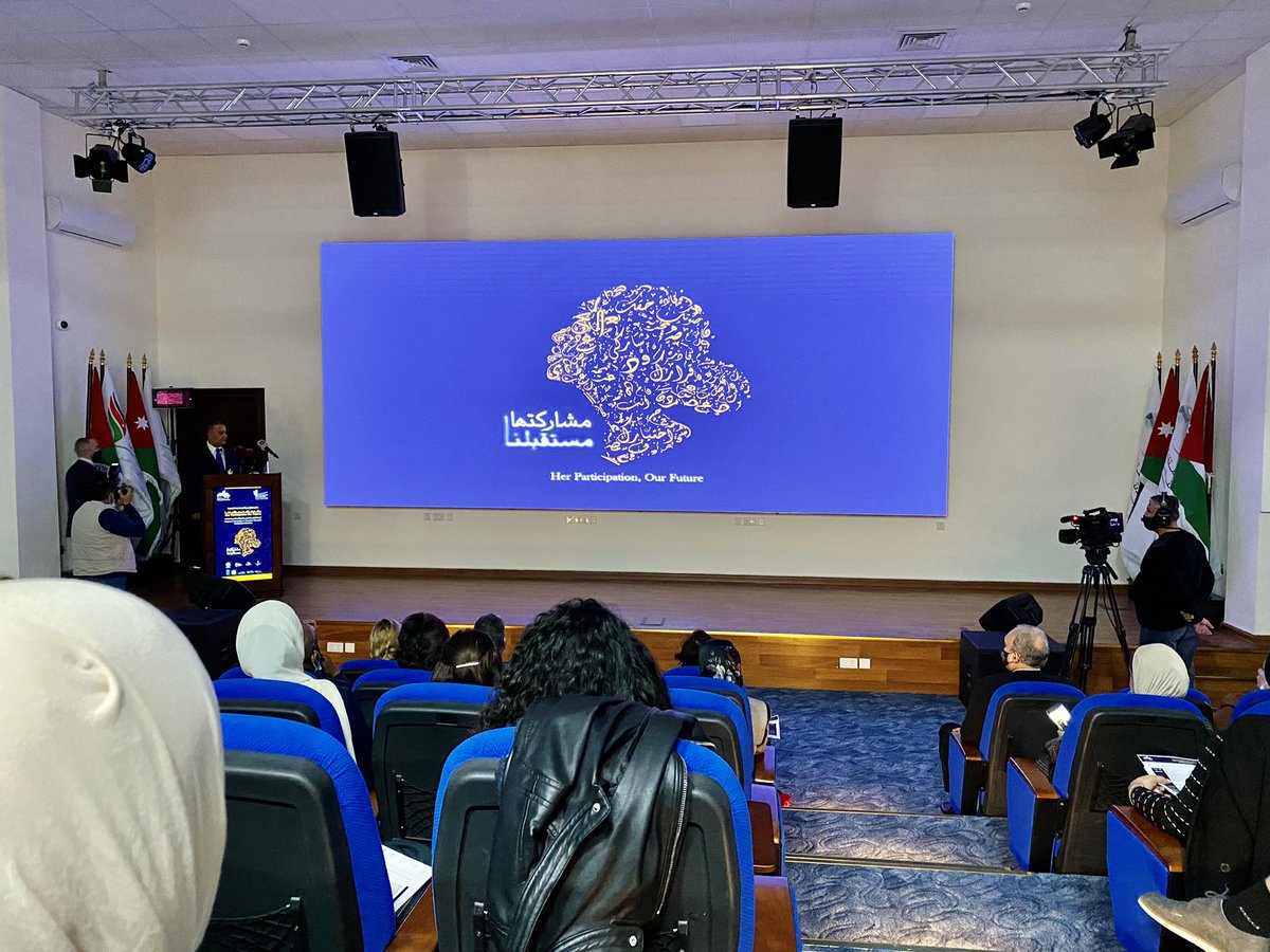 voteArabStates's tweet photo. Women make up more than half the region's population yet continue to be underrepresented in political life!  Thus, @ArabNT4Women is launching #HerParticipationOurFuture campaign to promote women’s participation in elections! Stay tune for more updates from today’s ceremony! https://t.co/OcF607eI8O