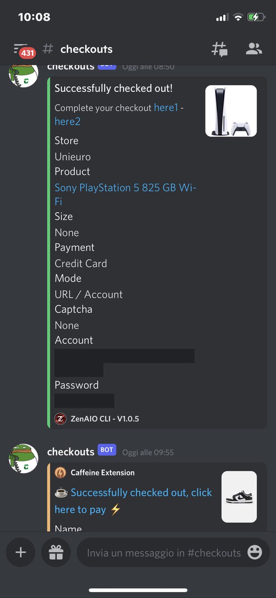 tonysia26's tweet photo. First cop with @Zen_AIO 
zalando with @checkouters and @caffeine_ext https://t.co/HPYXnKBniC