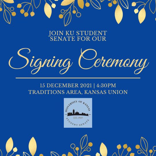 KU Student Senate tweet media