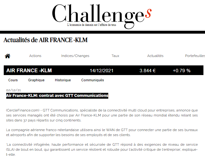 gtt_France's tweet photo. @Challenges - Air France-KLM: contrat avec GTT Communications #telecom https://t.co/FIqDCzZpSY https://t.co/ZWlU4Qo6uG