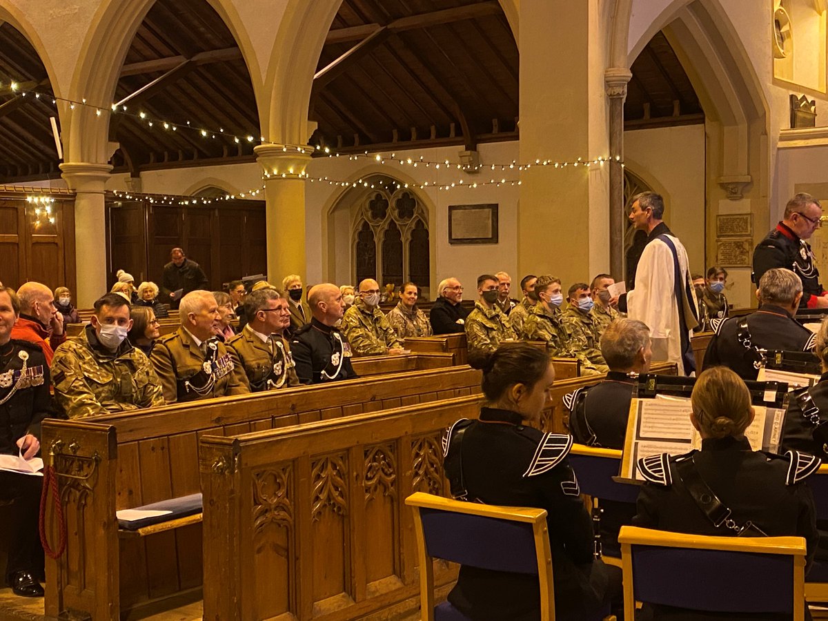 Feeling festive, 6 RIFLES recently held a Carol Concert at St Margaret’s Church in Topsham. The Salamanca Band and Bugles of The Rifles are one of our two Reserve bands made up of musicians aged 18-65 who play part-time alongside their civilian jobs.
 #WeAreSkilled