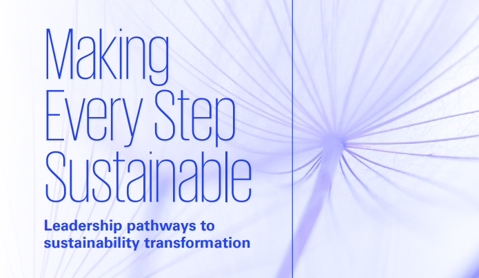 KPMGFinland's tweet photo. Miten organisaatioita johdetaan vastuullisesti kohti menestystä ja merkitystä? Tutustu tuoreeseen selvitykseemme ”Making Every Step Sustainable”, jossa tarkastelemme eri polkuja kohti kestävää muutosta: https://t.co/3OIrq4HyXO https://t.co/NalP79PlRv