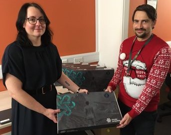 chsgroup's tweet photo. A big thank you @_veritasdigital for the incredible donation of computers - some of those already benefiting include a young single mum of 3, a vulnerable person suffering from anxiety &amp; depression to access online training &amp; a single parent of 4 - THANK YOU @NewHorizonsBBO https://t.co/CH4ycSNyAt