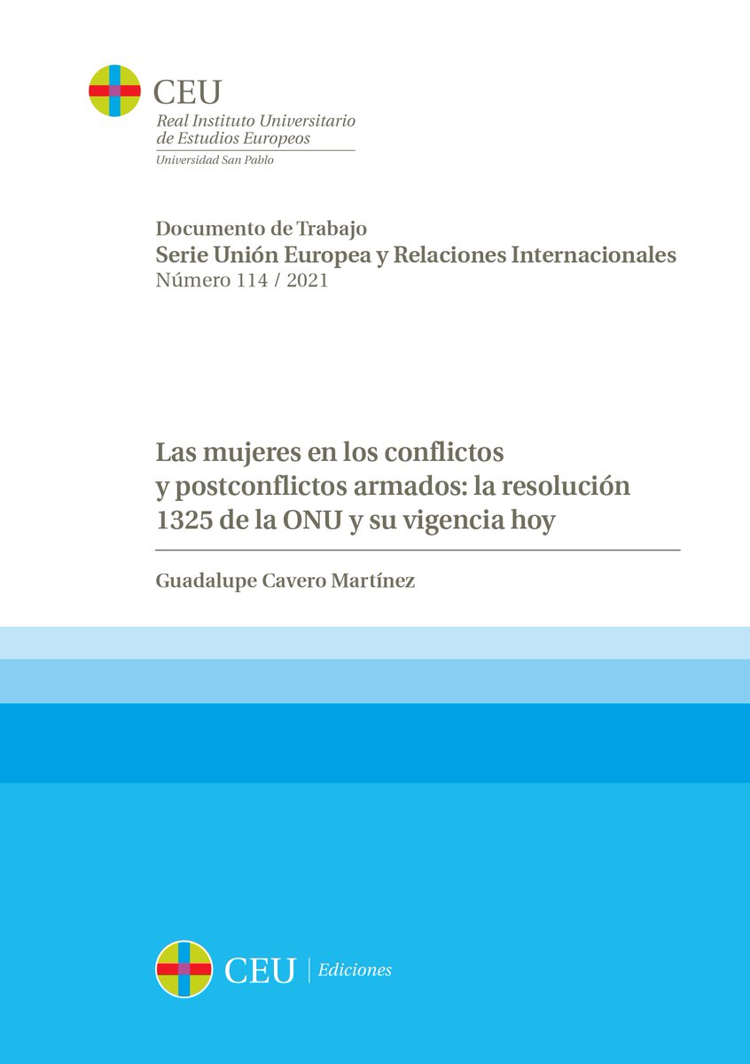 RIDEE_CEU's tweet photo. 📢Nuevos #DocumentosdeTrabajoIDEE | Alumnos del Máster en #RRII (@MasterRRII) - Promoción 2020-2021👩‍💻🌍

➡️Eva Pérez Vidal (@evapervid) 
➡️Meri Beridze (@beridze_meri) 
➡️Guadalupe Cavero Martínez (@Guadac98) 
➡️Carmen Salvo González (@carmenxsalvo) 

👉https://t.co/rQGX6vvHfM https://t.co/KvW8Gqj0IM