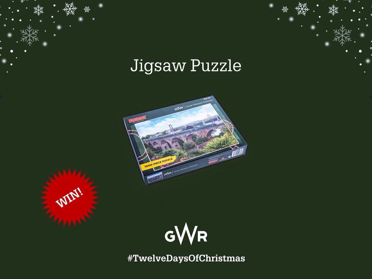 🎵On the 8th day of Christmas GWR gave to me

🧩A jigsaw to keep me busy!

🎄To celebrate the #12DaysOfChristmas we're giving away a gift from our shop every day until 5 Jan! 

🎁To win this lovely jigsaw puzzle simply RT &amp; follow!

🎉Winner chosen 6 Jan 22