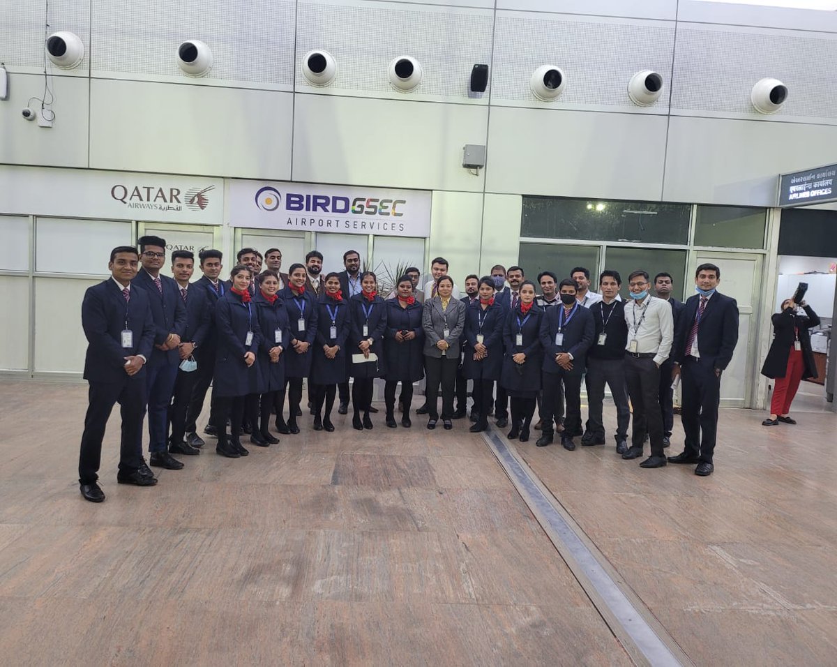 BirdGrp's tweet photo. Svāgata chē Etihad Airways!
GSEC Bird Airport Services #BirdGSEC welcomes #EtihadAirways at #AMDAirport. We thank all stakeholders for a smooth ground handling cut-over on 15th December'21.
#Ahmedabad #SVPI #AdaniAirports #groundhandling #birdgroup https://t.co/VcubWxKHKH