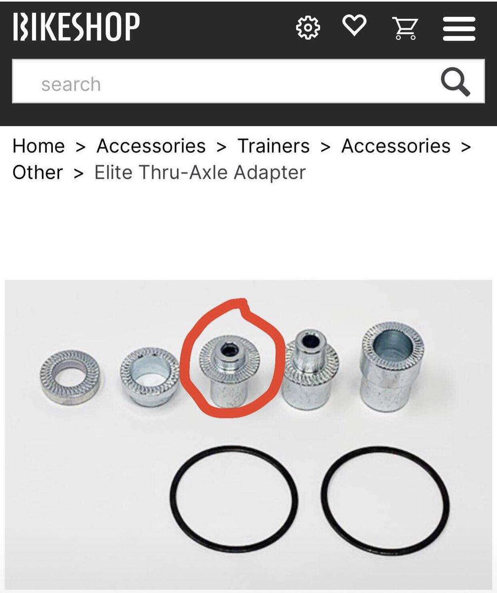 Hernandatron's tweet photo. @Elite_cycling I lost this essential component whilst moving. Can’t seem to buy it anywhere. Can you please help? https://t.co/WVDk6XM8Nr