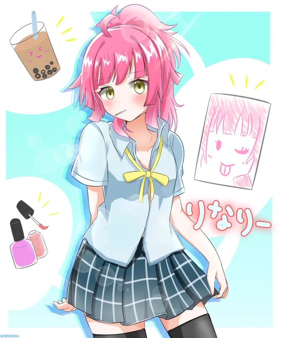 #今年も残りわずかなので今年一番伸びた絵を貼る見た絵描きさんも強制でやる

Twitterだと今月描いたギャル風璃奈ちゃん(3000いいね)、pixivだとバレンタイン璃奈ちゃん(430ブクマ)でした☺️
どっちもポニテ😍 