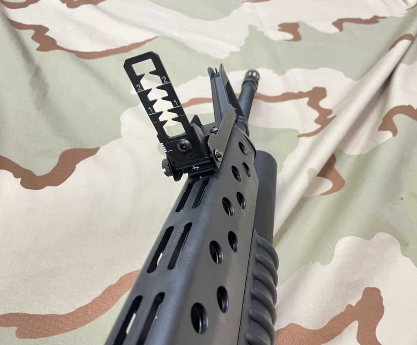 東京マルイ 電動ガン M16A2+他社製M203付き（モスカートランチャー） 東京マルイ 電動ガン M16A2+他社製M203付き（モスカートランチャー）