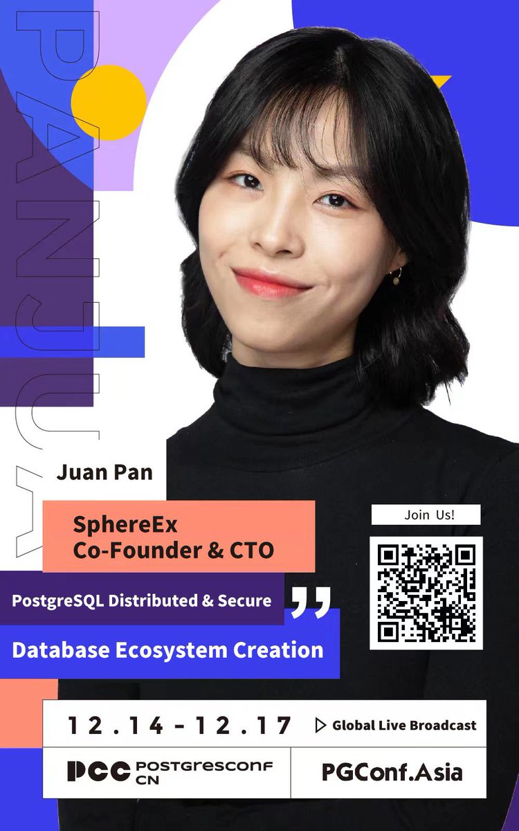 tristaZero's tweet image. Hello, #PostgreSQL Asia conference is coming! It looks like we have to e-meet online, but could still talk more here?😃
#PostgresConf.CN #PGConf.Asia