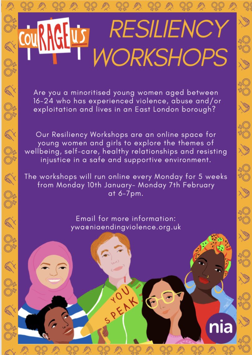 ELRC_nia's tweet photo. Our CouRAGEus Community Engagement Worker is creating a safe space for minoritised young women and girls to explore the themes of wellbeing, self care and resisting injustice.
Email ywa@niaendingviolence.org.uk for more info and/or a joining link
#CouRAGEus #WeBelieveYou https://t.co/cuuZ36Jgww