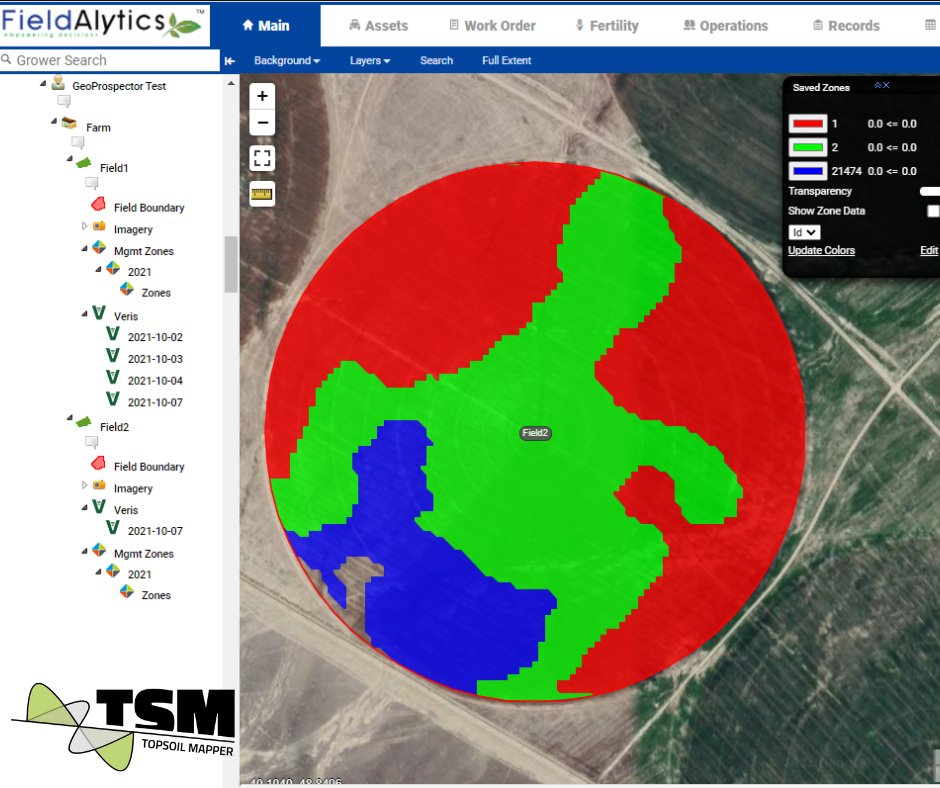 geoprospectors's tweet photo. Next attempt - same result
Visual the same #TopsoilMapper data in different software products - results are identical - independent of software.
Try it yourself: #knowyoursoil and display soil zones based on #TopsoilMapper #ECmaps in your favorite farming software tool https://t.co/i9b0CUEwH3