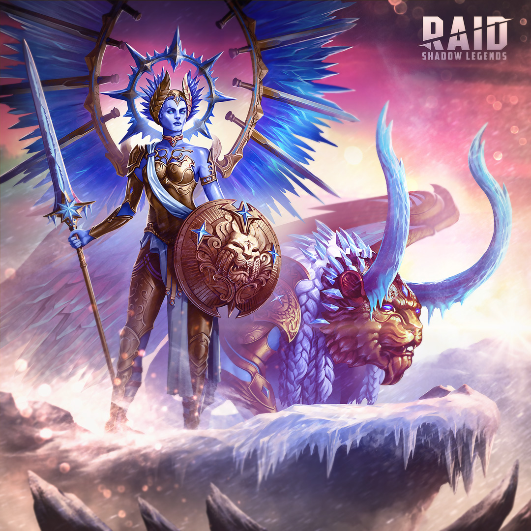 RaidRPG's tweet photo. Gliseah Soulguide represents the solemn beauty of winter: the dazzling glitter of rime in the first light of dawn and the daunting majesty of a snowstorm ... Read more about this new Champion here ---> https://t.co/uZRtck1tGN
#RaidLore https://t.co/itF3i4FKZX
