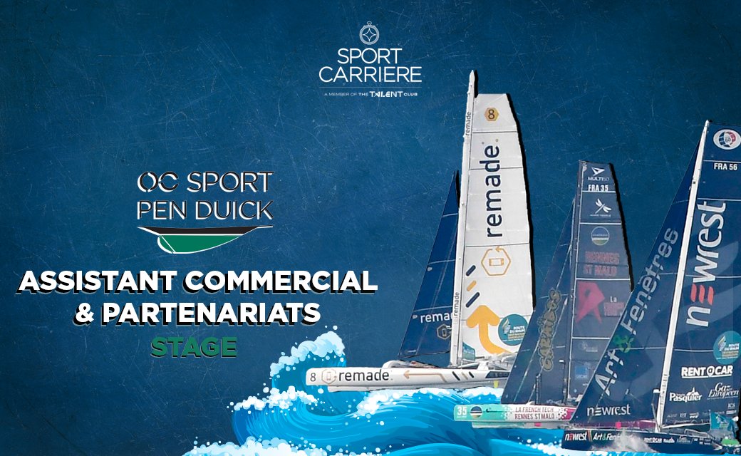 wearemeent's tweet photo. 🆕 Rejoignez @oc_sport Pen Duick,  filiale française du groupe en charge des événements de course au large, qui recherche un Assistant Commercial &amp; Partenariats (F/H) en #stage.

📍 Lorient (56)
🗓 Janvier 2022
➡️ https://t.co/BIp4dMbGgZ

#sales #voile #servicing https://t.co/UERi6iHsUn