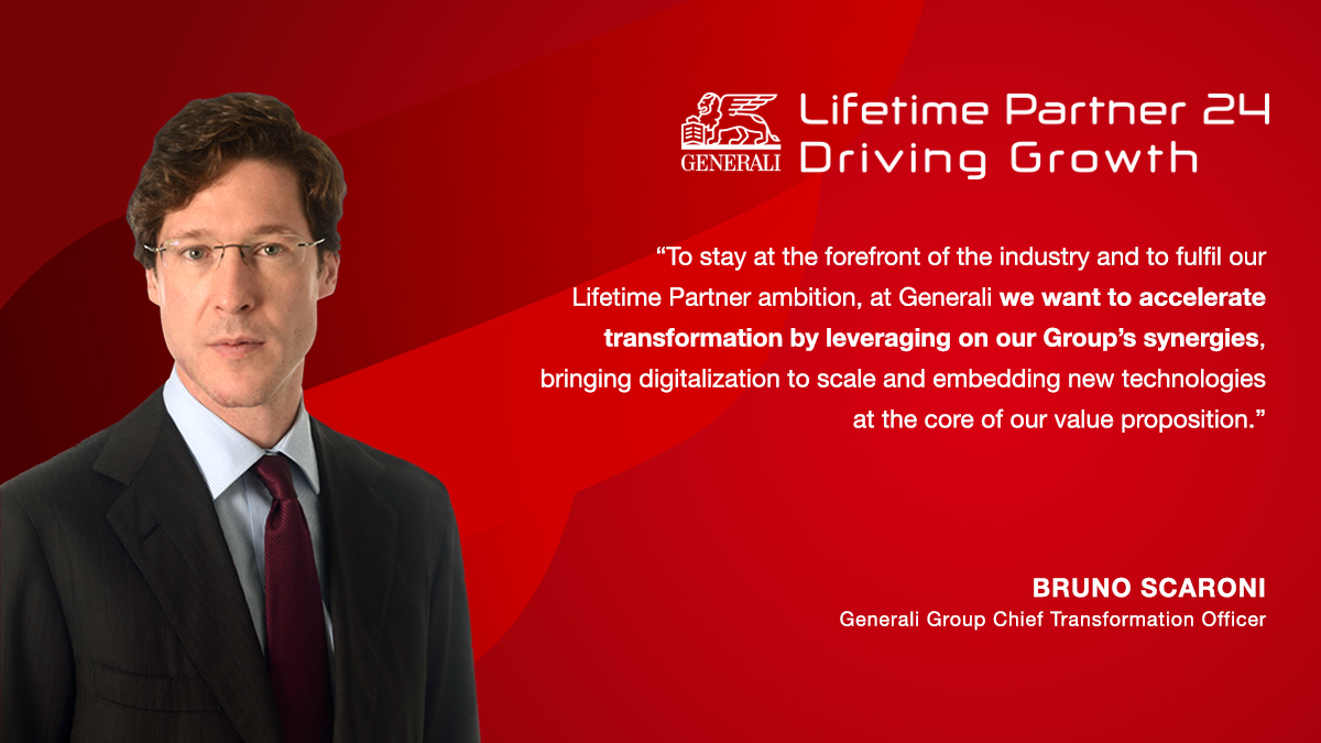 €1.1 billion of investments in digital technology, with a 60% increase on the last strategic cycle. Lead innovation is one of the strategic pillars of our new strategic plan #LifetimePartner24. #DrivingGrowth #GeneraliInvestorDay