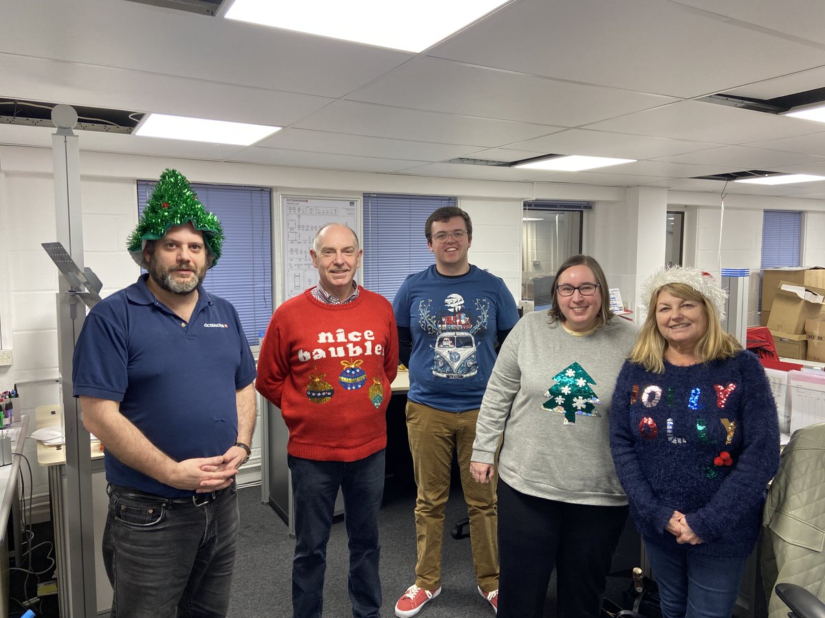 OctanormUK's tweet photo. Yesterday was Christmas Jumper Day at Octanorm UK! Wearing our finest knitwear and getting in the festive spirit while raising money for Children in Need.

Donate here: https://t.co/oGJ93l0iiy

#christmasjumperday #christmas #christmasjumperday2021 #festive #childreninneed https://t.co/Gf7pQqlVp5