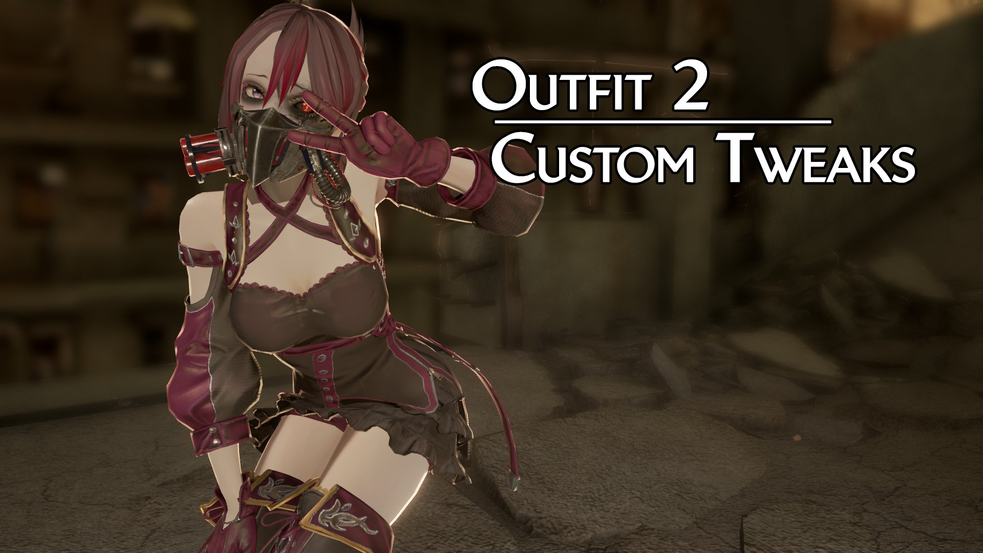 Moonling on X: Beat Code Vein recently, so naturally the next course of  action is to mod it right? Here's some custom hair and outfit tweaks I  made.  / X