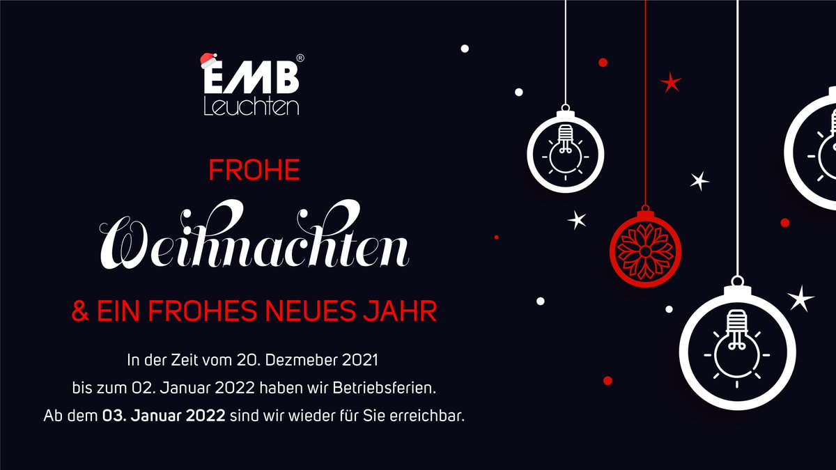 embleuchten's tweet photo. Wir möchten das Ende des Jahres nutzen, um Danke zu sagen!

DANKE für das Vertrauen, dass Sie der Firma EMB Leuchten auch in diesem Jahr entgegengebracht haben. Wir hoffen auch weiterhin auf eine gute und erfolgreiche Zusammenarbeit 💪 https://t.co/y9uMvJhqAP