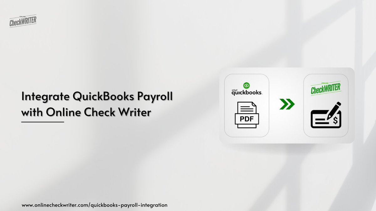 webcheckwriter's tweet photo. https://t.co/ktyo1hYZLM

You can electronically store your check records in Online Check Writer. You can create checks instantly, import them from QuickBooks or a sheet and keep them. We allow you to print the checks.

#QuickBooks #QuickBooksIntergrate #Payroll https://t.co/PoHO34abKD