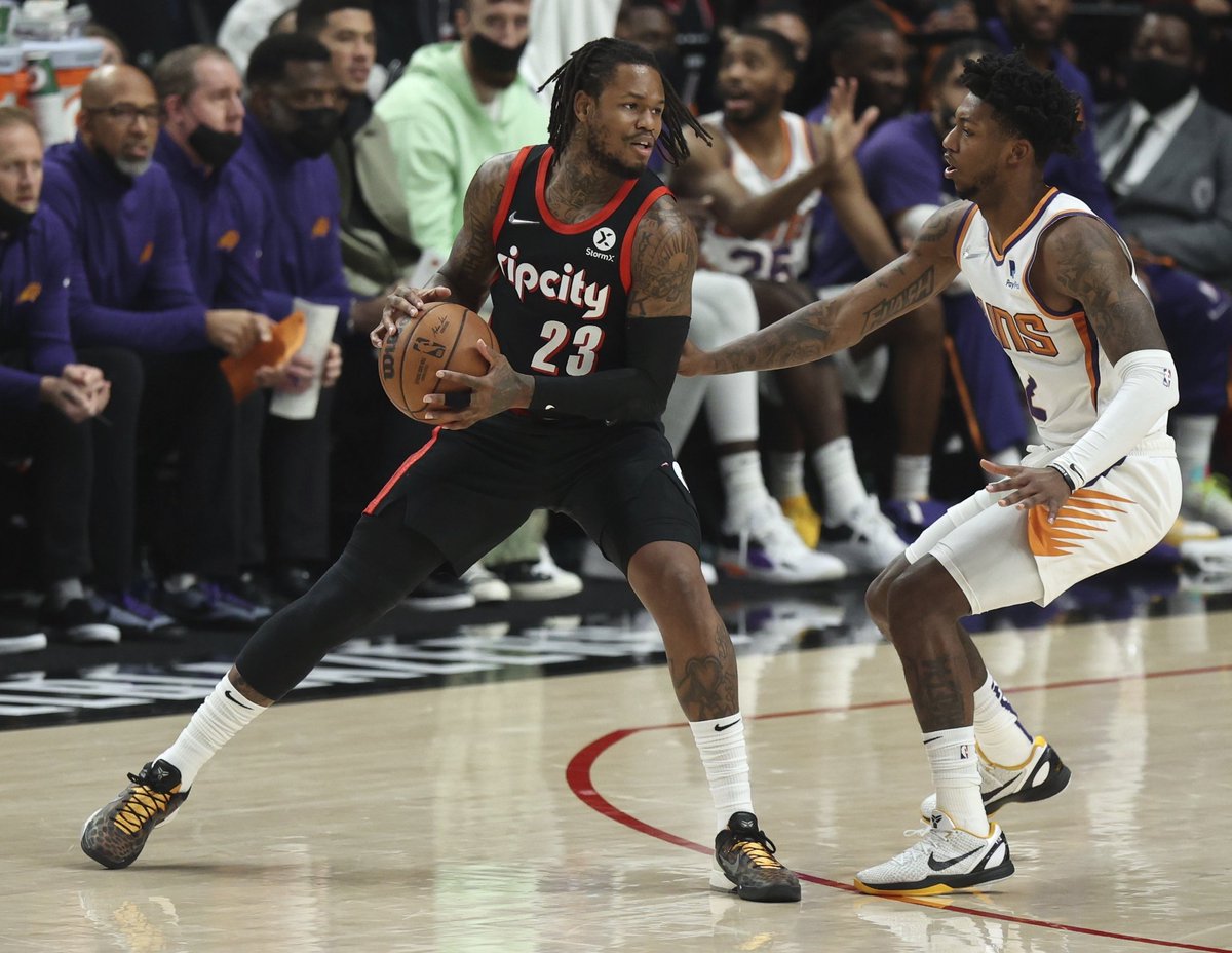 The Phoenix Suns take down the Portland Trail Blazers 111 - 107 in overtime