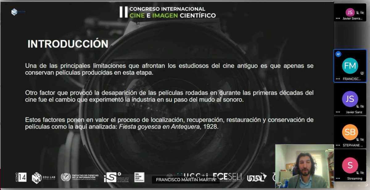 Congreso Cine e Imagen Científicos tweet media