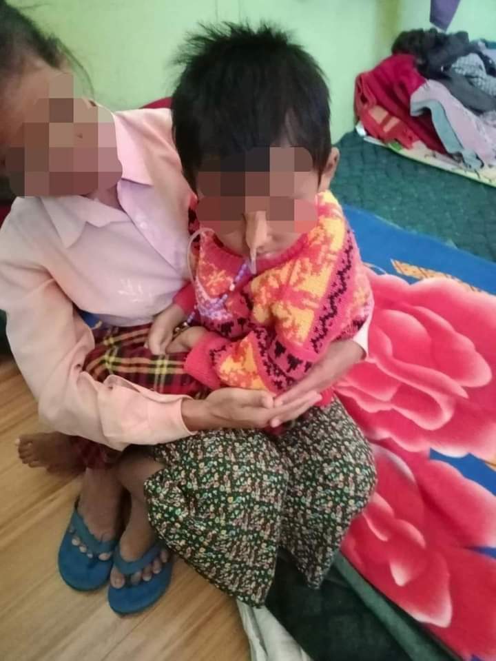 m_krl1's tweet photo. The 5-year-old child from #Demoso town,#Karenni State has been suffering from stroke since July after taking refugee since May from sscalating clashes and junta’s atrocities. And,hie disease has again got more serious in the first week of December so...
#WhatsHappeningInMyanmar https://t.co/I4GAvoW96w