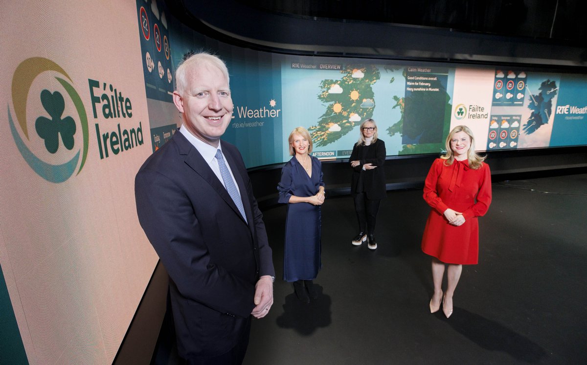 Failte_Ireland's tweet photo. Domestic tourism is the foundation stone of Ireland’s tourism sector, and critical to its recovery.  @Failte_Ireland’s strategic sponsorship of @WeatherRTE will enable our central message of holidaying at home to reach thousands of viewers every week. 
https://t.co/uHxcS74KdP https://t.co/sZfQs53UQD