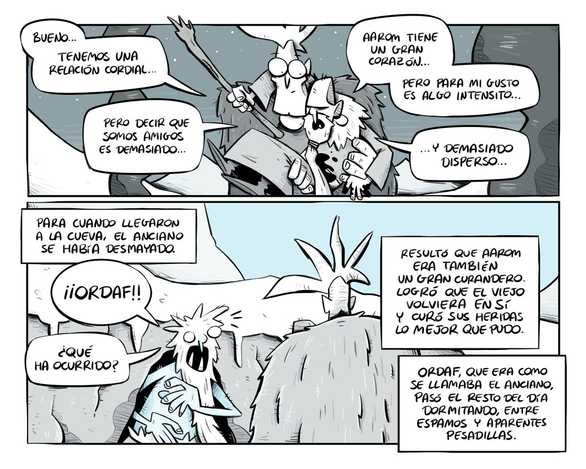 CursedLute's tweet photo. 🇪🇸 Toro Will. Página 30.
#comics #webcomics #webcomic #cartoons #comic #humor #humour #comicartist #dnd #rpg #adventure #barbarian https://t.co/CBkVZoU0bM