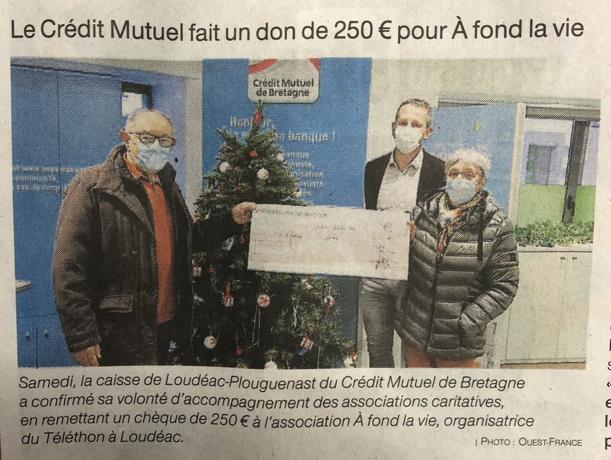 LoudeacCmb's tweet image. La solidarité est de mise pour Loudéac-Plouguenast 🙏
#Telethon #solidarite #loudeac #don
@CreditDd22 @CMBretagne