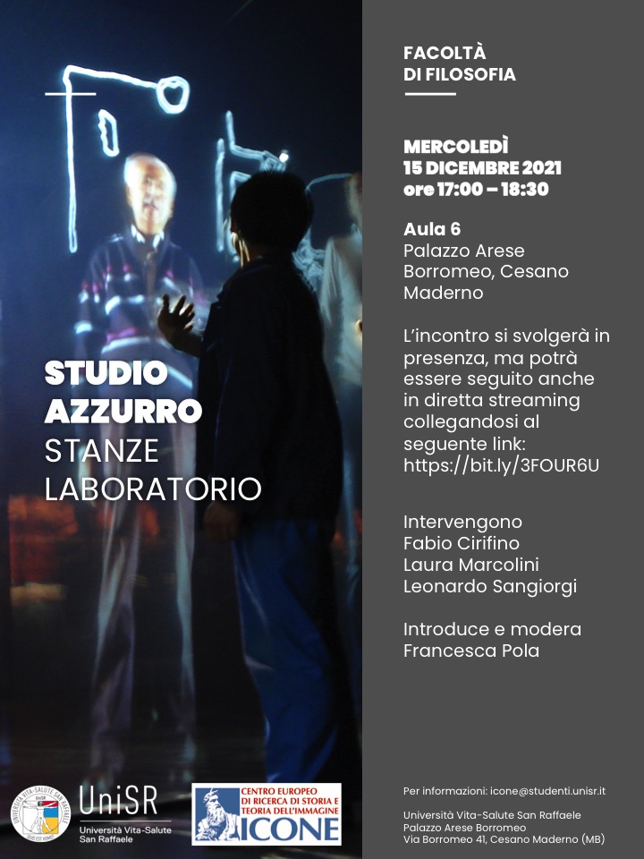 FrancescaPola's tweet photo. STANZE LABORATORIO - oggi alle h 17 presentiamo a Palazzo Arese Borromeo il workshop partecipato #stanzelaboratorio che #StudioAzzurro realizzerà a @MyUniSR a giugno 2022 
https://t.co/xmyVJXpoXM https://t.co/sp4zdYVGFB