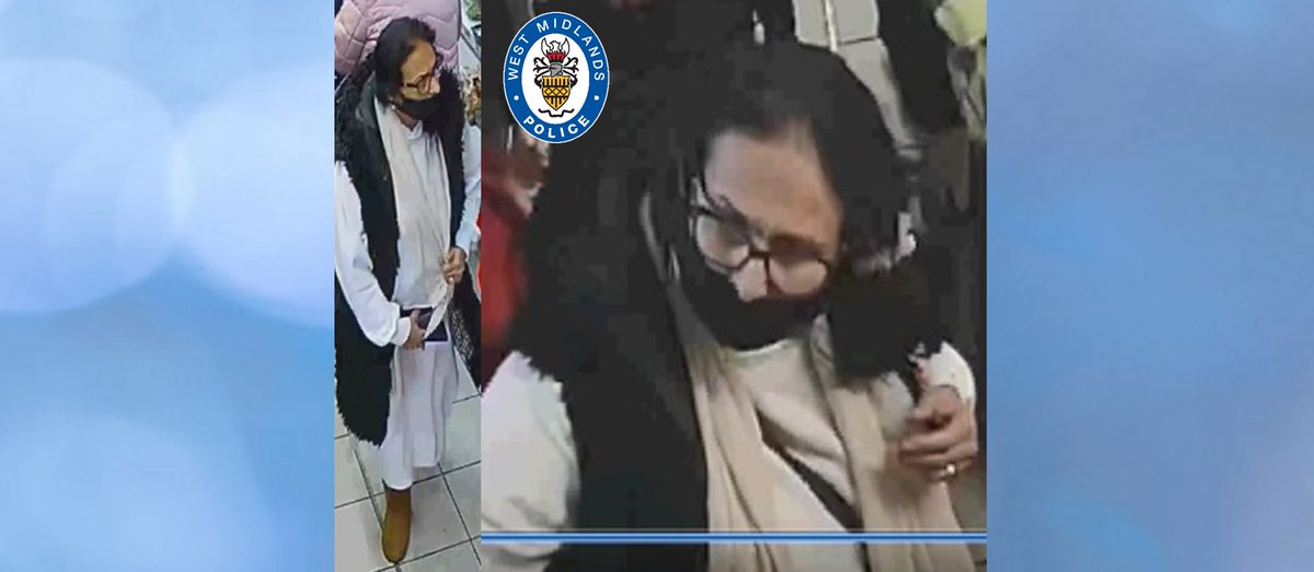 WalsallPolice's tweet photo. #APPEAL | Do you know this person?
 
We want to speak to her after a 77-year-old woman had her purse and phone stolen while in Heron Foods in Saddlers Centre, #Walsall.
 
As well as cash, the purse held sentimental items including a photo. https://t.co/zVzpx2aGE9