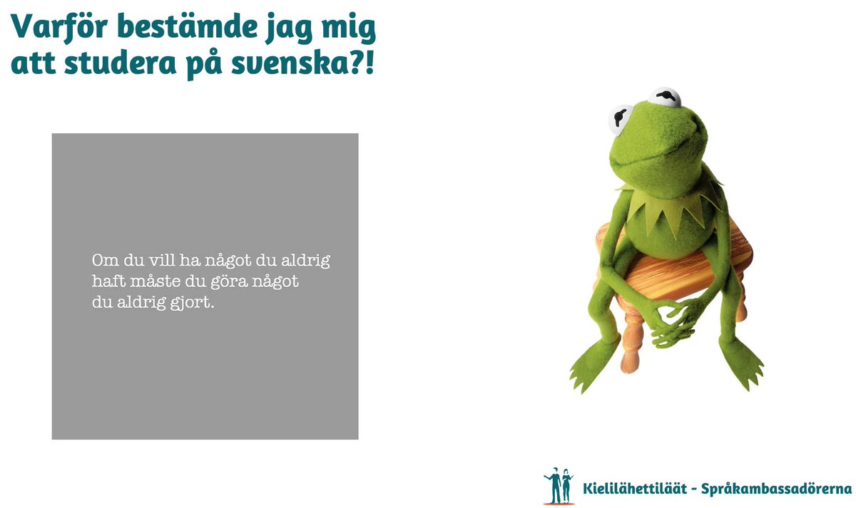 Juho Rasa (@rasajuho) on Twitter photo Idag fick jag besöka Tammerfors tekniska gymnasium för att berätta om hur jag har lärt mig svenska som finskspråkig på <a href="/Hanken_fi/">Hanken School of Economics</a>. Det var trevligt att diskutera gymnasiestudier och framtid med er!
#tampereenteknillinenlukio #språkambassadörerna #kielilähettiläät #koulutus Idag fick jag besöka Tammerfors tekniska gymnasium för att berätta om hur jag har lärt mig svenska som finskspråkig på <a href="/Hanken_fi/">Hanken School of Economics</a>. Det var trevligt att diskutera gymnasiestudier och framtid med er!
#tampereenteknillinenlukio #språkambassadörerna #kielilähettiläät #koulutus