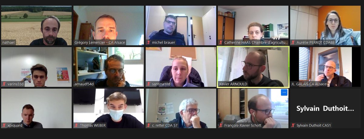 Réunion réseau essais 0 phytos #XpeGE dans le Grand Est : des échanges techniques très enrichissants et des questionnements sur la valorisation dans le cadre d'une filière 0 phyto  @FXSchott <a href="/CRAGE_IRD/">CRAGE_IRD</a> <a href="/cra_grandest/">CRA Grand Est</a> <a href="/Dephy_Ecophyto/">Réseau DEPHY</a>