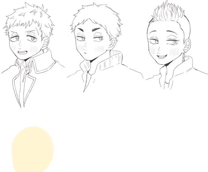 歴代推しを描き出してみてるんだけど、ひとりに決めきれてないのとかあるからうーーーんどうしよう❔❔❔ってなってる 