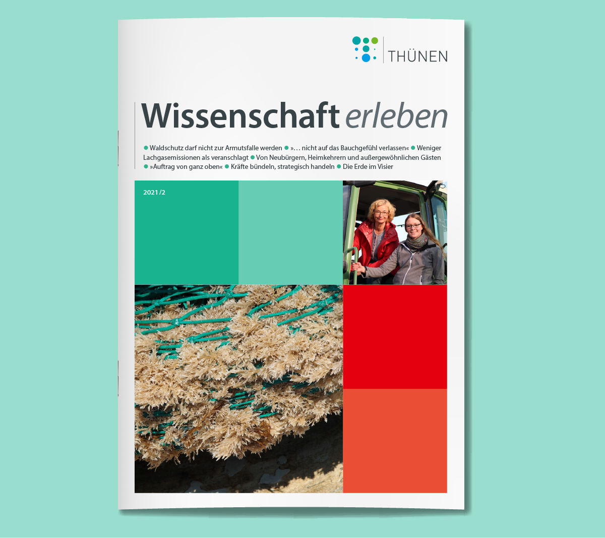 Thuenen_aktuell's tweet photo. Wir freuen uns über die frisch gedruckte Ausgabe unseres #Forschungsmagazin|s Wissenschaft erleben 2/2021 – mit Beiträgen zur #Wald- und #Holzforschung, #Fernerkundung, erstaunlichen Organismenfunden in der Südlichen #Nordsee und vielem mehr. Online lesen: https://t.co/Tab3hrcbZi https://t.co/MyN7AWz9C5