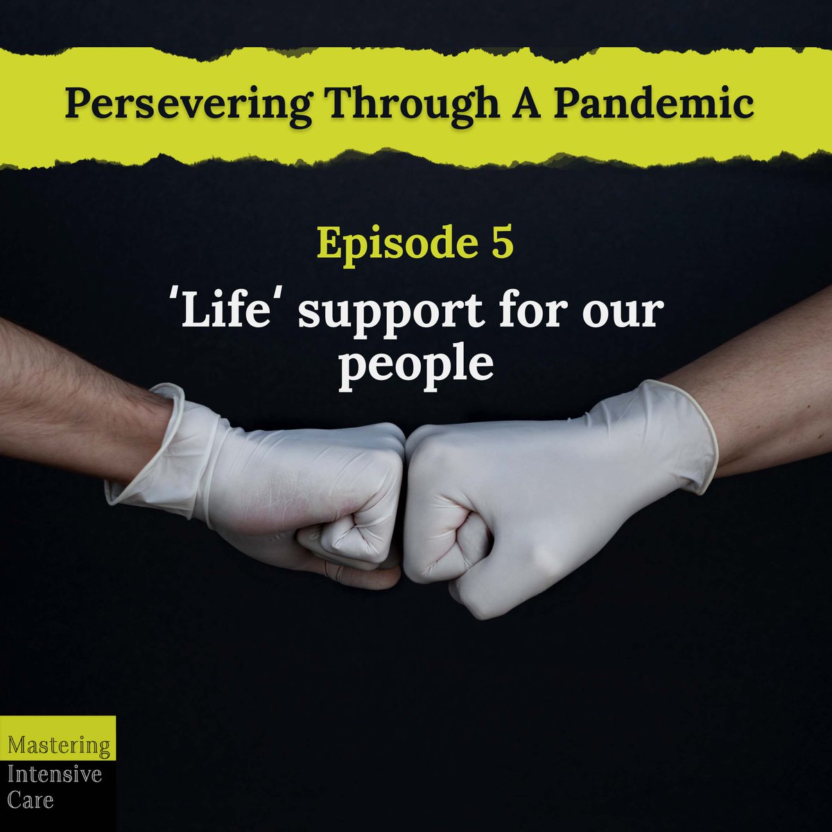AndrewDavies66's tweet photo. Listen to the latest episode in the Persevering Through A Pandemic series - 'Life' support for our people
Focusing on the social support needed when ICU clinicians are overwhelmed in a pandemic
#MasteringIntensiveCare podcast
#MedTwitter #FOAM #FOAMcc https://t.co/sudPreUg85