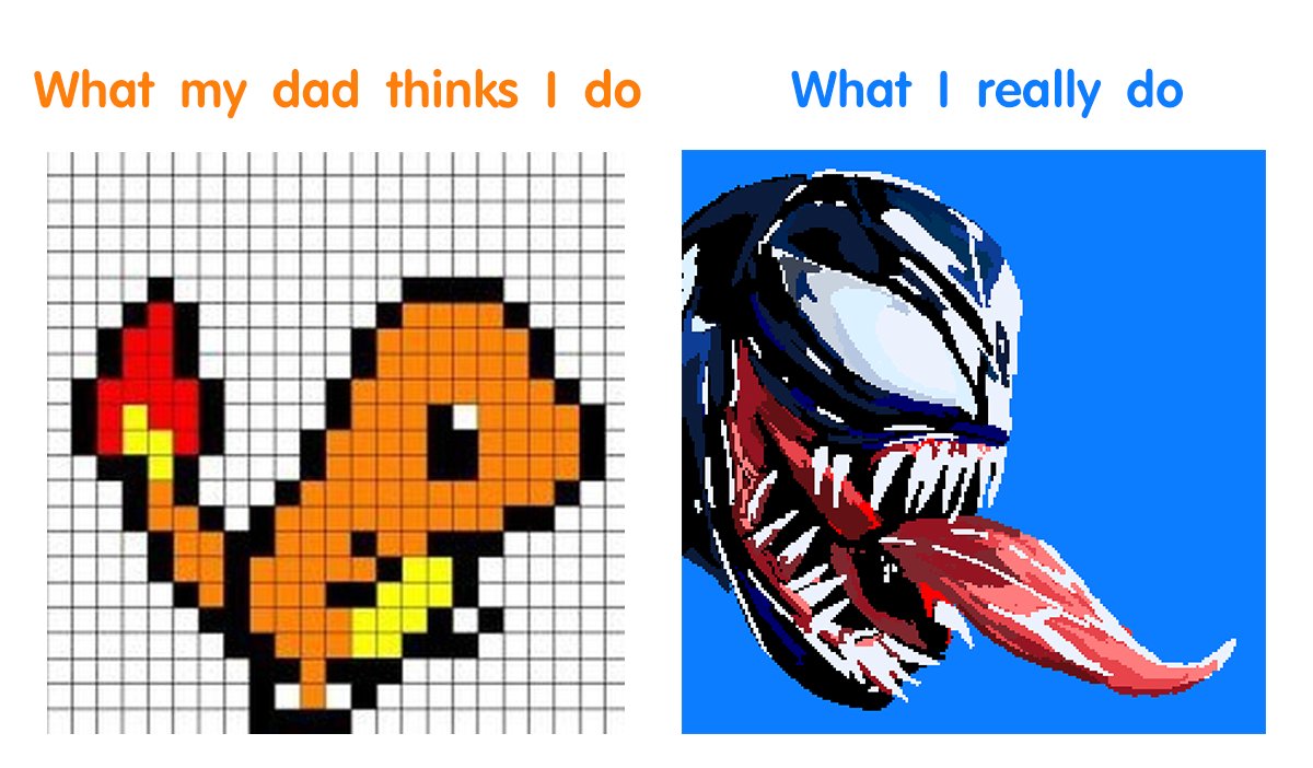 FokasuArt's tweet photo. My dad asked me to practice drawing Pixel Art. 😂

@OpenSea #NFT #Art #GenerativeArtist #NFTKids https://t.co/iYa0ZuaRyc