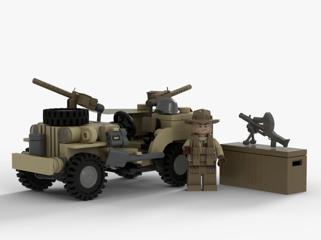 Lego hotsell jeep ww2
