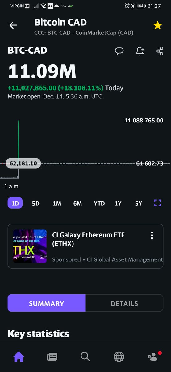 MrEmacc's tweet photo. @YahooFinance #Coinmarketcapglitch is affecting your crypto values. @YahooFinance https://t.co/VfnTiMZgNx